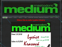 Tablet Screenshot of mediumblansko.cz
